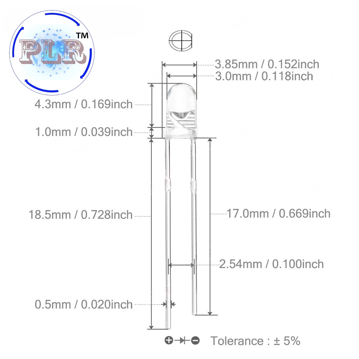 PULAR 100pcs 3mm LED Diode Ultra Bright Warm White Red Green Blue UV Purple Yellow Orange Pink 2V 3V Multicolor Assortment