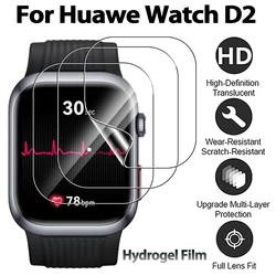 For Huawei Watch D2 Hydrogel Film Smart watch Screen Protector 9H 2.5D 3PCS Clear Protective Full Cover Films