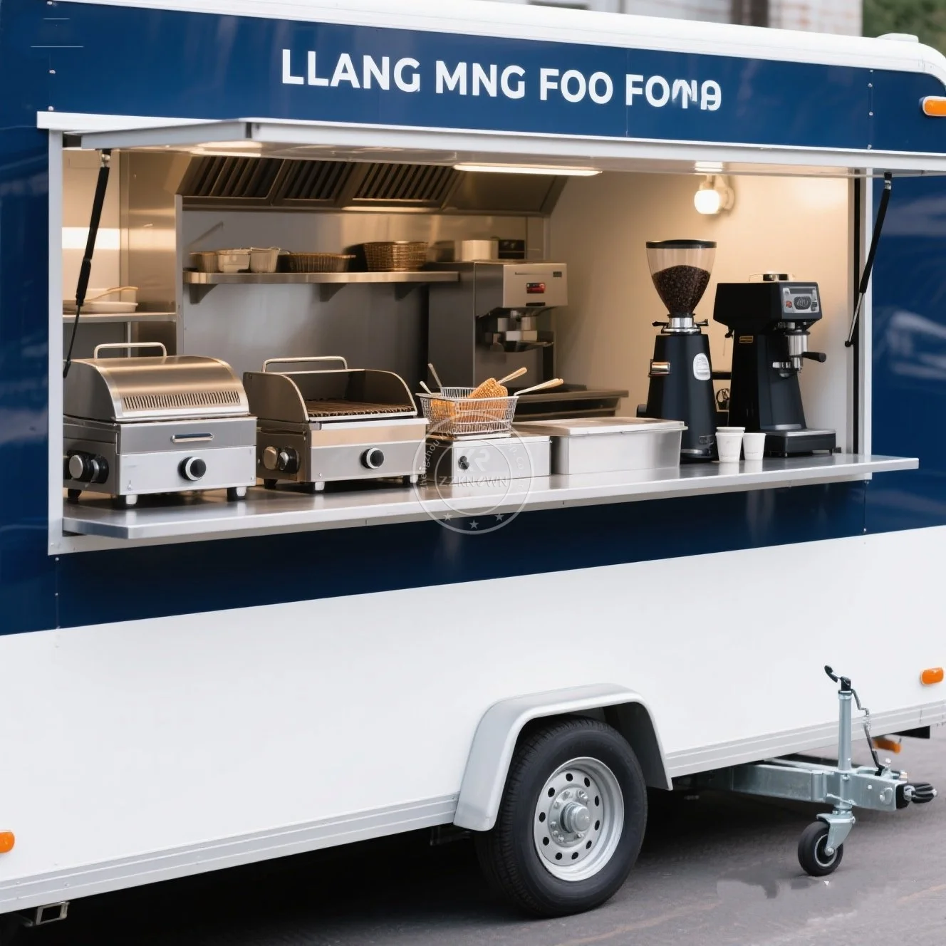 

Высококачественный грузовик для барбекю с мороженым Taco Sweet Corn Shop Прицеп для фаст-фуда внедорожный кемпер-бокс Грузовик для продажи