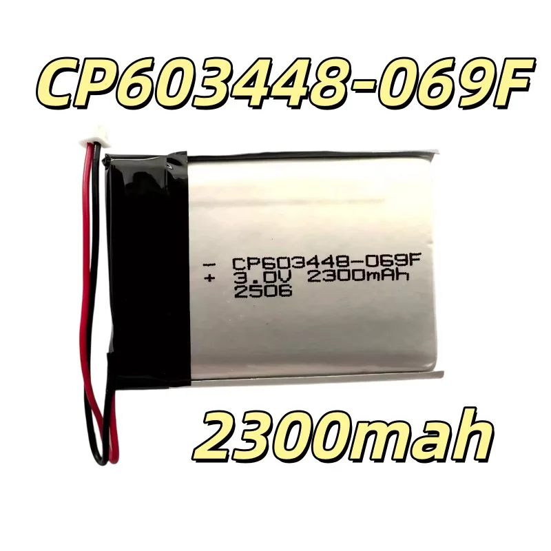 Replacement battery CP603448-069F For KJ602-K4 identification card KJ1626-K1 temperature and humidity label 3V 2300mah