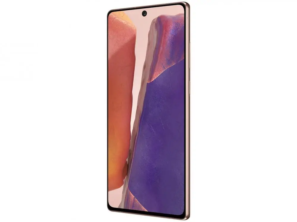 الهاتف الذكي Samsung Galaxy Note20 256GB Mystic Bronze 8GB RAM Screen 6,7 بوصة كاميرا. ثلاثي + صورة شخصية 10 ميجابكسل