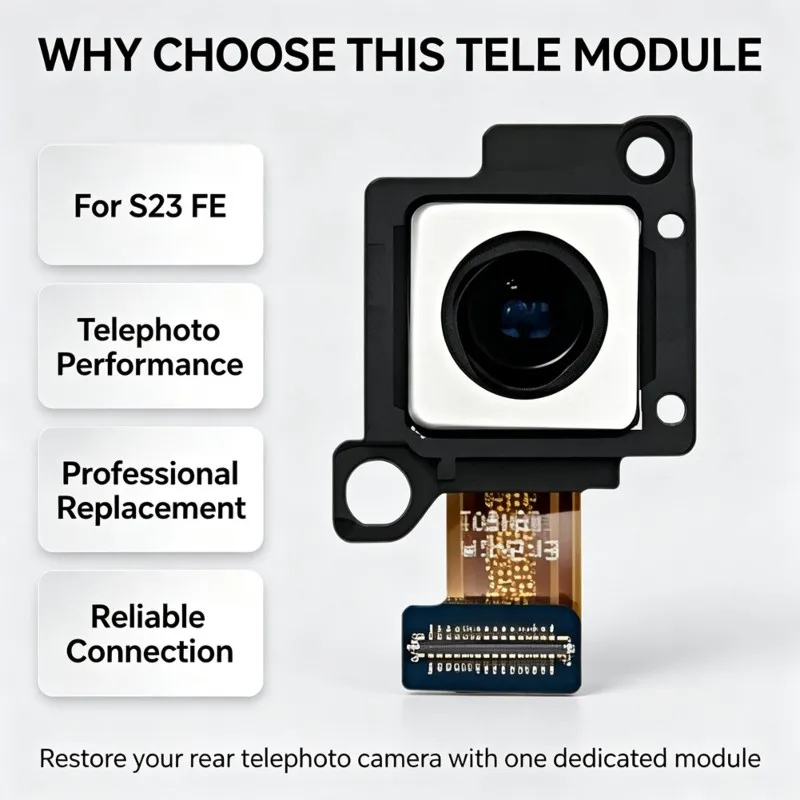B04B-Telephoto Camera Module For Samsung S23 FE Telephoto Repair Part Camera Replacement Unit, Mobile Phone Accessories, 1PC