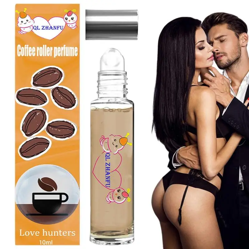 10ml Coffee Pheromones Perfume Pheromones Roll-On Perfume Unisex Lure Perfume Pheromone Oils Intimate Partner Erotic Perfume