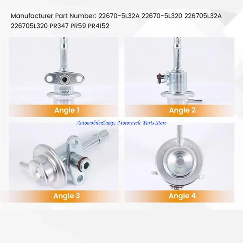 H7BD Leak Proof Pressure Regulator Corrosion Resistant 22670-5L320 Extends Engine Life Regulator Valves