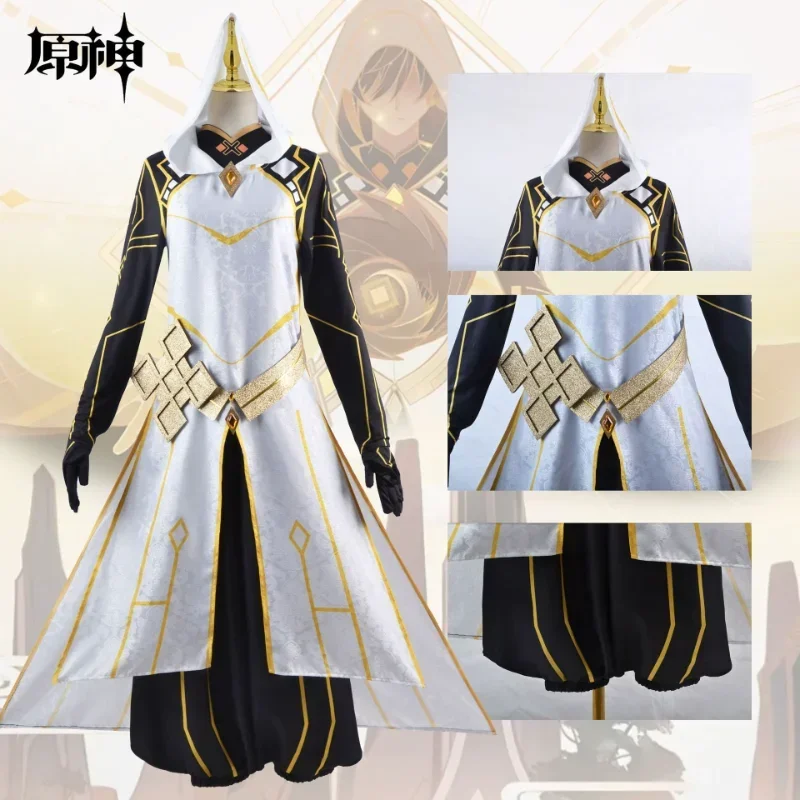 Genshin Impact Halloween Anime Game Zhonglin Cosplay God Costume Full Costume XS-XXXL Party Carnival Stage Show