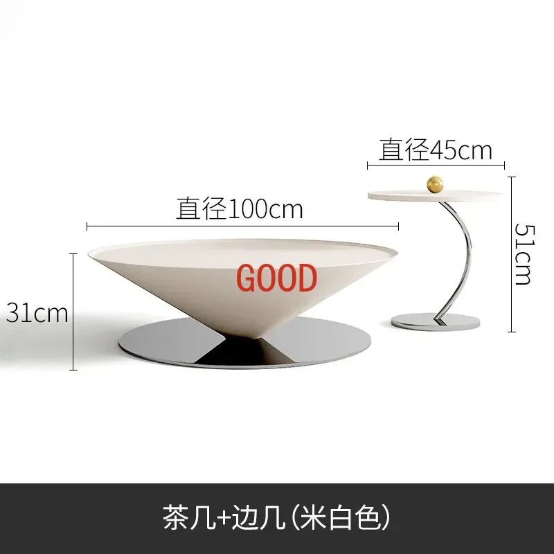 Table Basse Nordique Moderne, Canapé de Luxe Polyvalent, Design de Couloir, Rangement