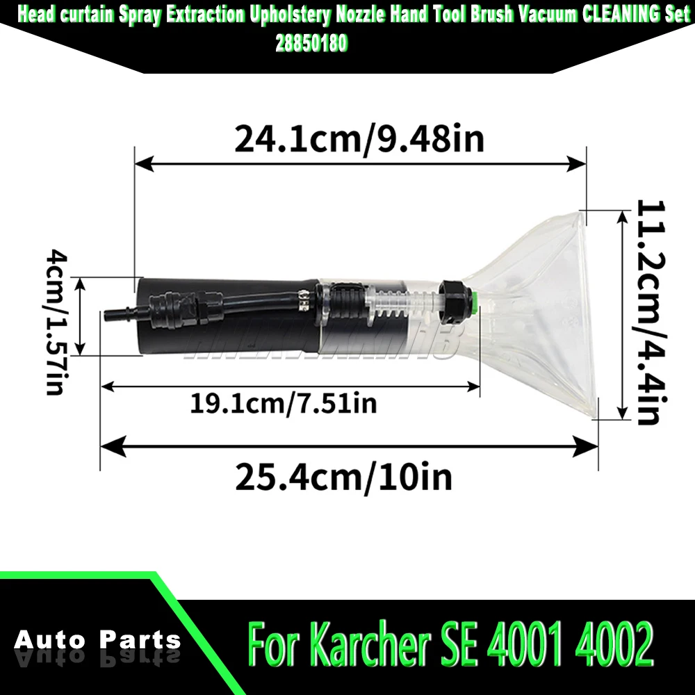 For Karcher SE 4001 4002 28850180 High Quality Head curtain Spray Extraction Upholstery Nozzle Hand Tool Brush Vacuum CLEANING