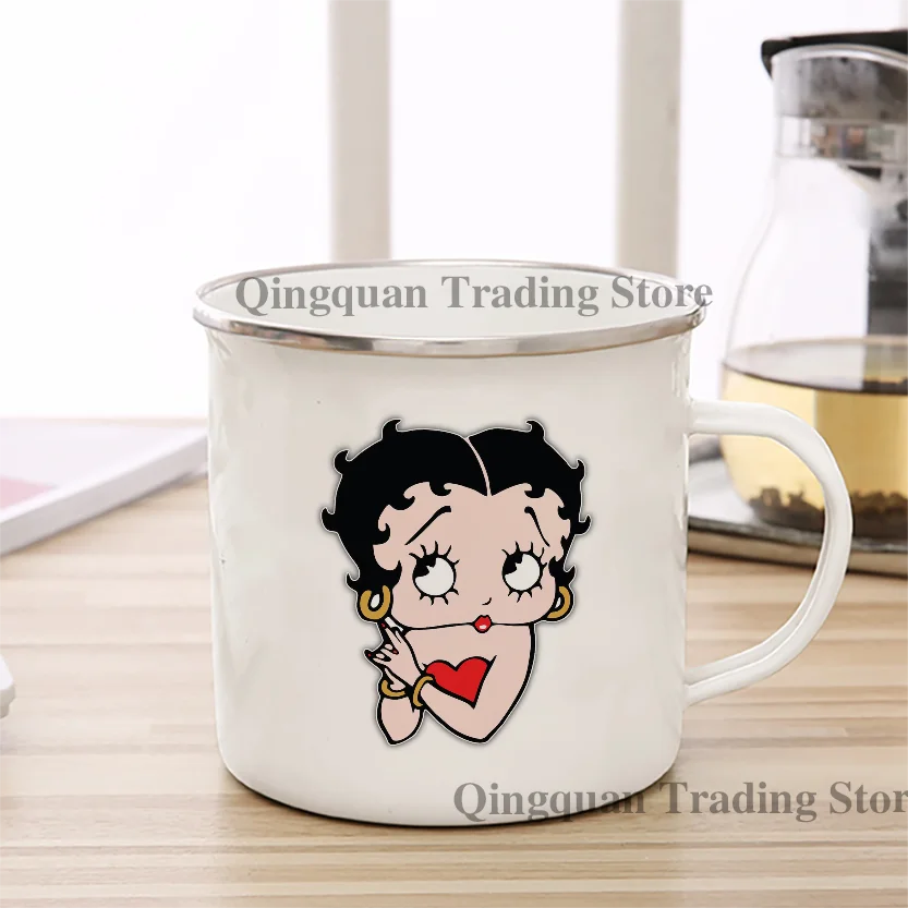 جميلة بيتي الأميرة بالمينا كوب القهوة القدح 11 أوقية السيراميك القهوة الشاي كوب الكاكاو مقبض كوب شرب الشاي #4