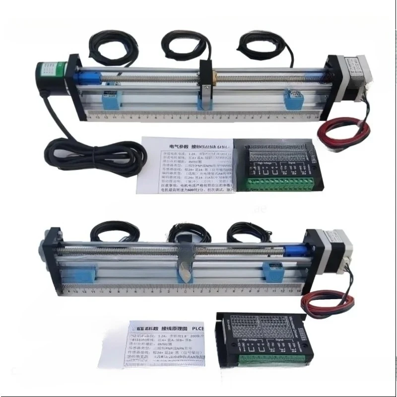 for Stepper Motor Set Learning PLC Motion Control Positioning Control Slide Table Module Stepper Screw Slide Table
