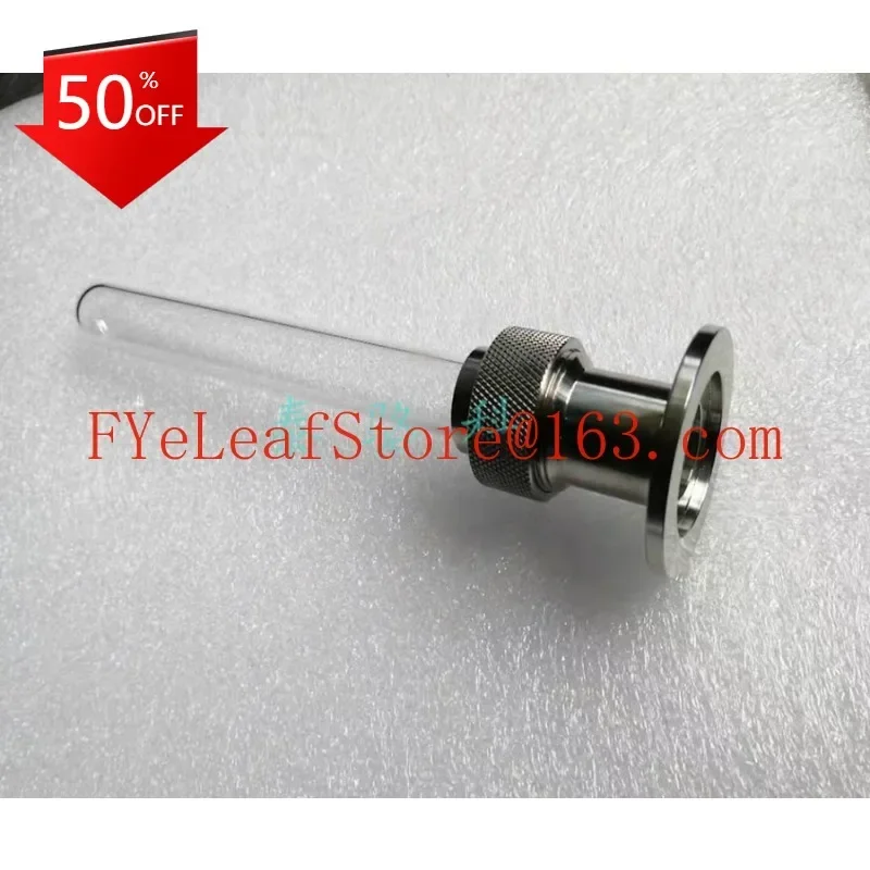 

Kf16 Turn Test Tube Connector/Kf25 Vacuum Test Tube Adapter/KF Turn Quartz Tube Connector with 200 M Filter