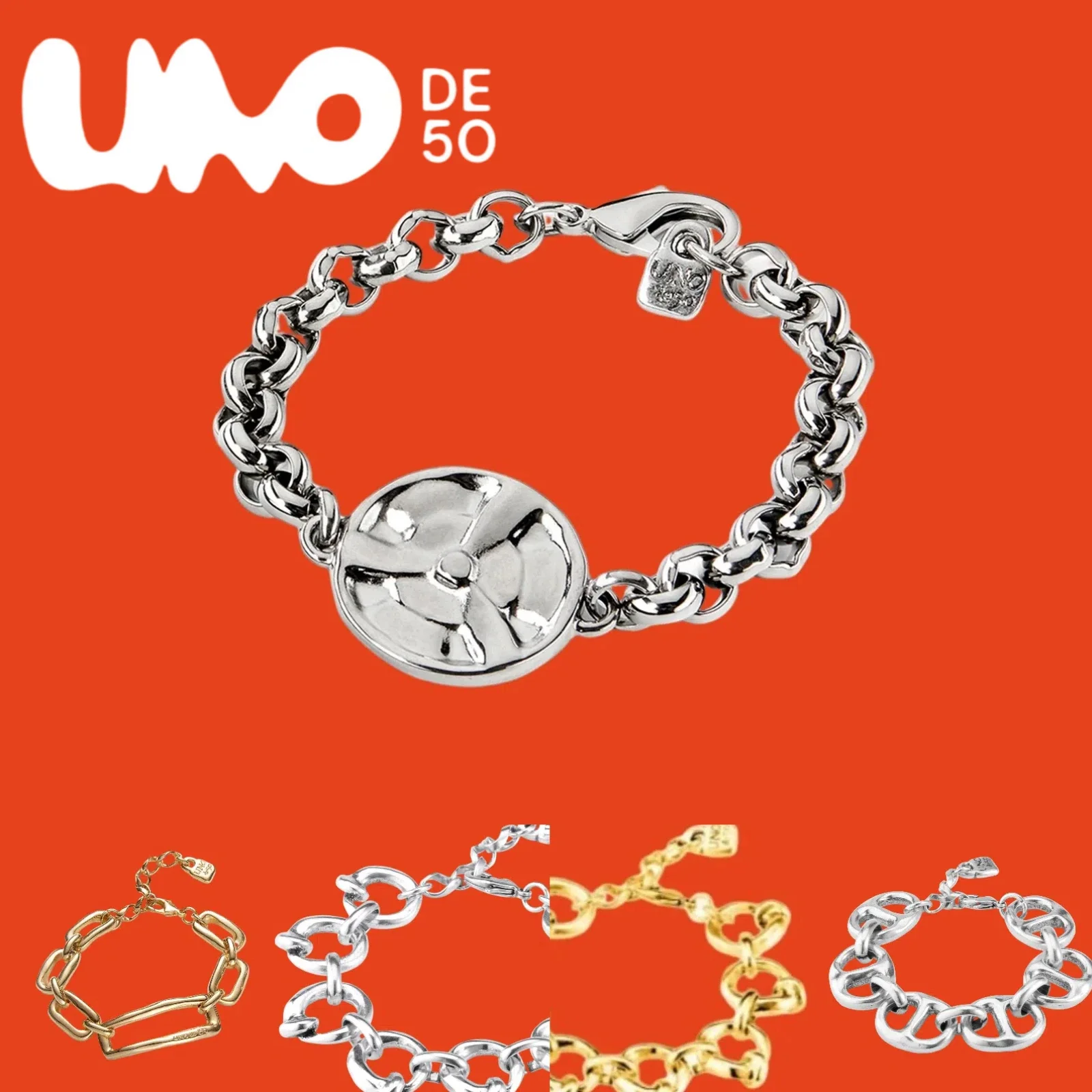 

Серебряный браслет UNOde50 S925 2025 г. — изысканный шарм, эффектный стиль, приятный для бюджета