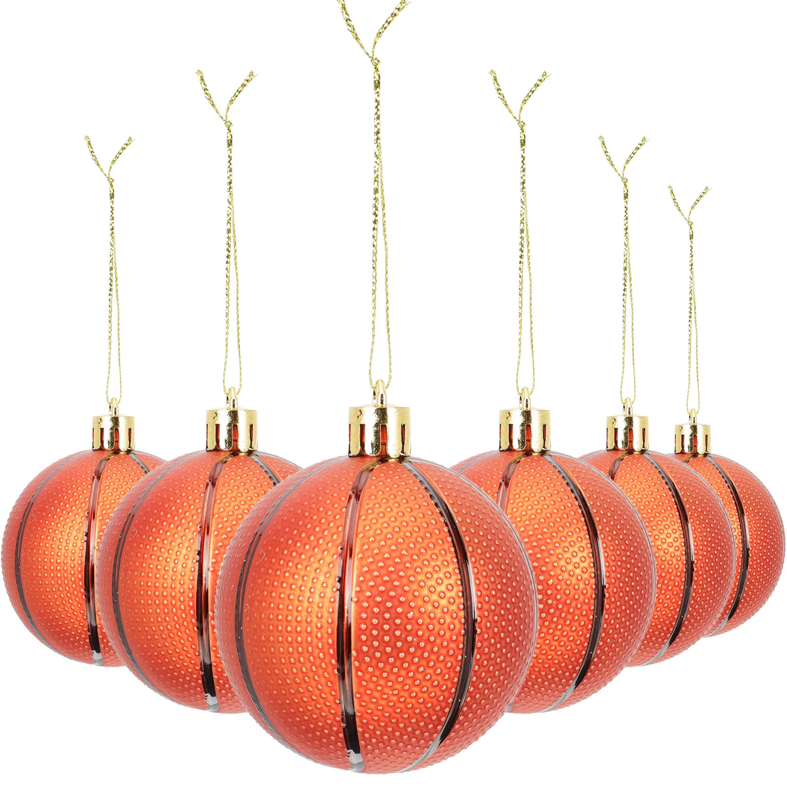 

6Pcs Christmas Ball Hanging Pendants Plastic Xmas Tree Ornaments Hanging Decorations Party Supplies Christmas Tree Ornaments