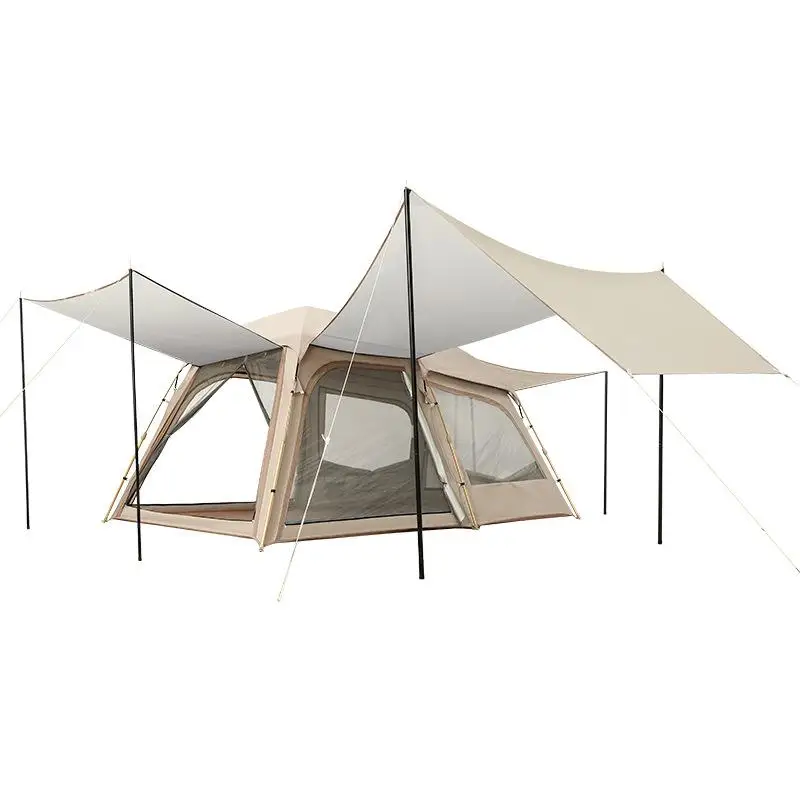 Mingrui Oxford Aluminum Four-Season One Bedroom Tent Modular Expansion Outdoor Camping Shelter Water Proof For Camping Outdoors