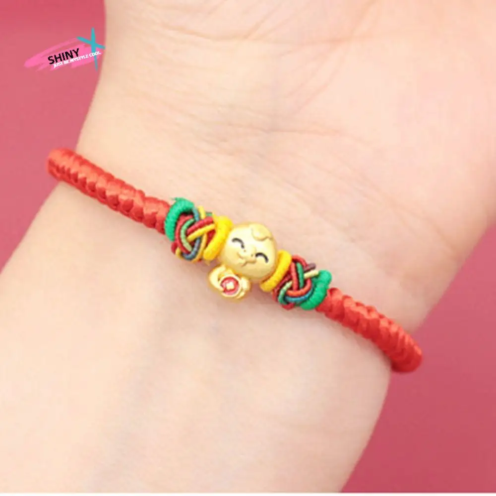 

Retro Chinese Style Snake Year Bracelet Hand Rope New Year Lucky Red Rope Jewelry Accessories Zodiac Fortune Bracelet Couple