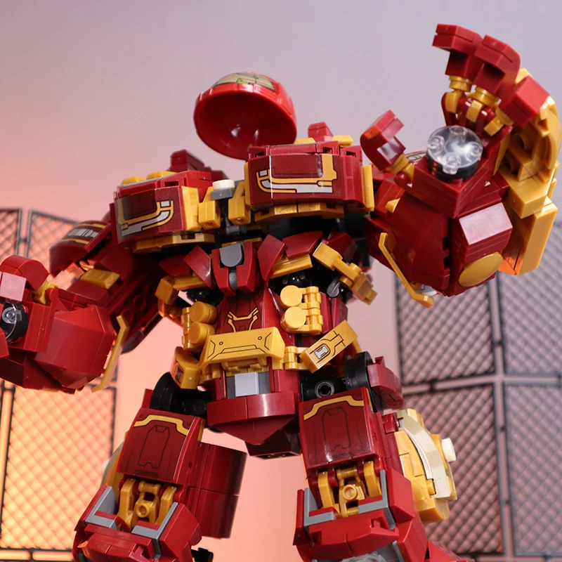 Blocs de construction de super-héros MOC, 2000 + pièces, briques Iron Man, figurines d'ornement Marvel, jouets DIY, cadeaux de noël pour enfants garçons adultes