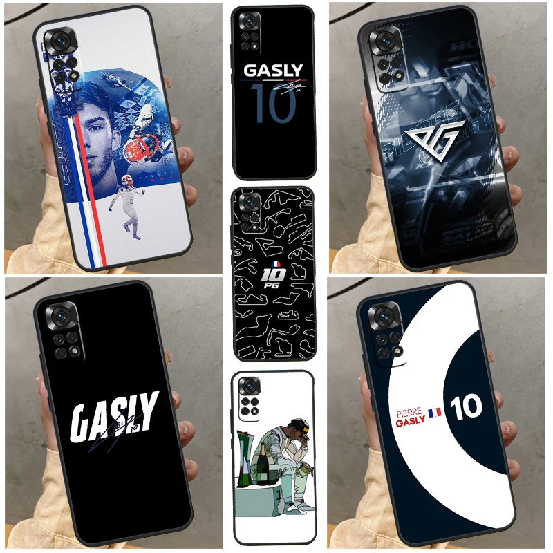 Pierre Gasly 10 Case For Xiaomi Redmi Note 10 Pro 8 9 12 11 Pro 8T 9S 10S 11S Redmi 9 10 10C 9A 9C Cover