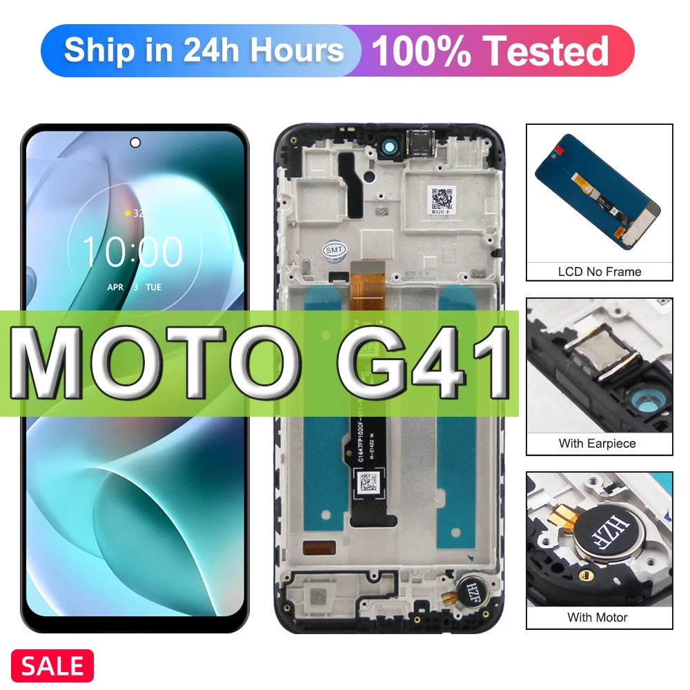 G31 G41 G71 Display For motorola moto G31 G41 G71 LCD Display Touch Screen Digitizer Assembly moto G41 Screen Replacement parts