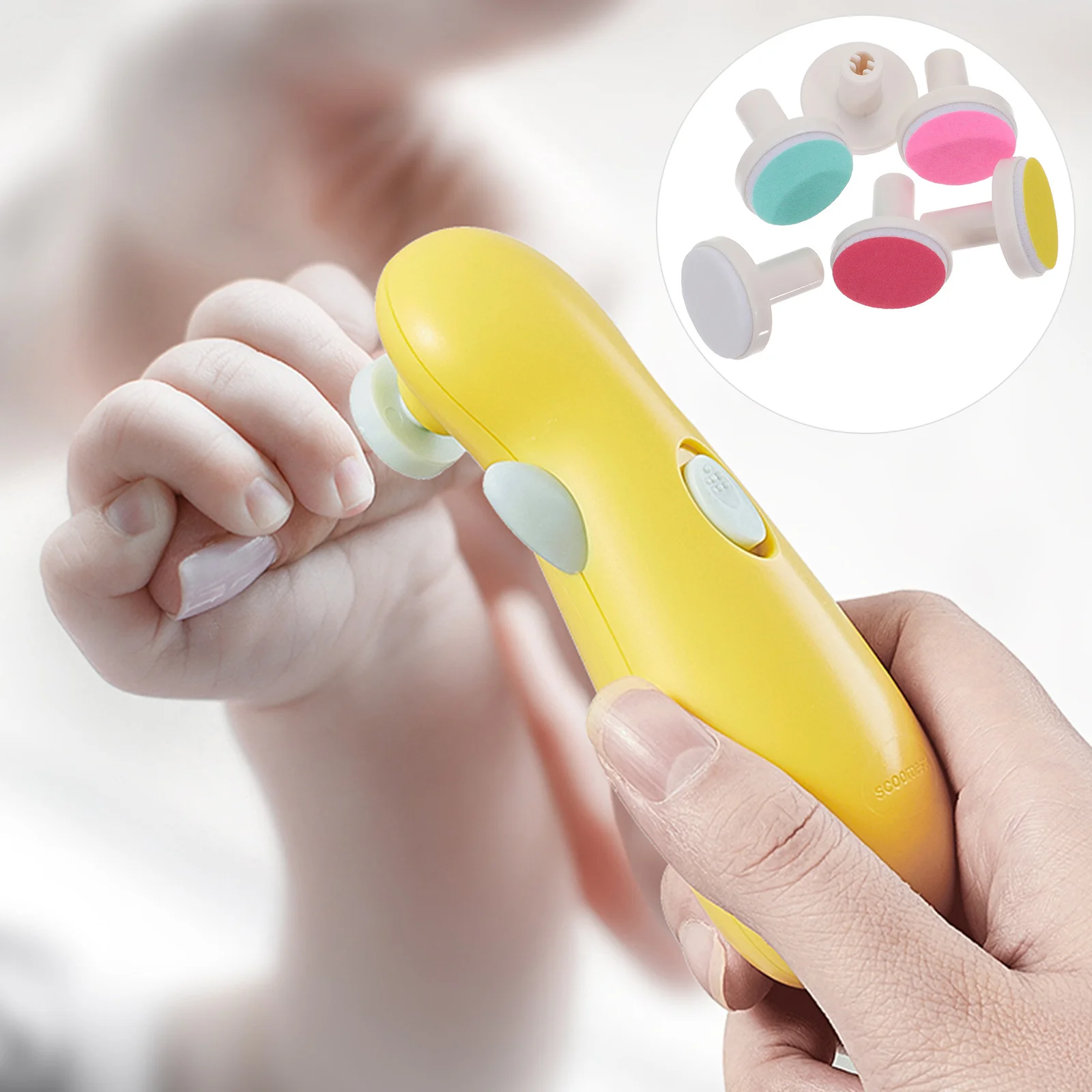 Kit de toilettage pour tondeuses électriques, têtes de meulage, coupe-ongles pour bébé, coussinets de rechange, tampon de papier de verre, lime, 24
