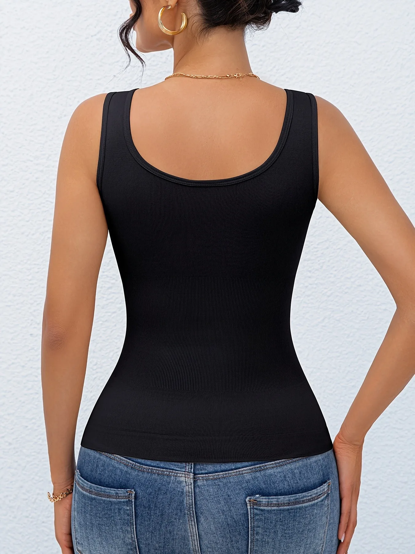 Seamless ribbed compression sh - Tank Top Ribbed ulasan dan harga