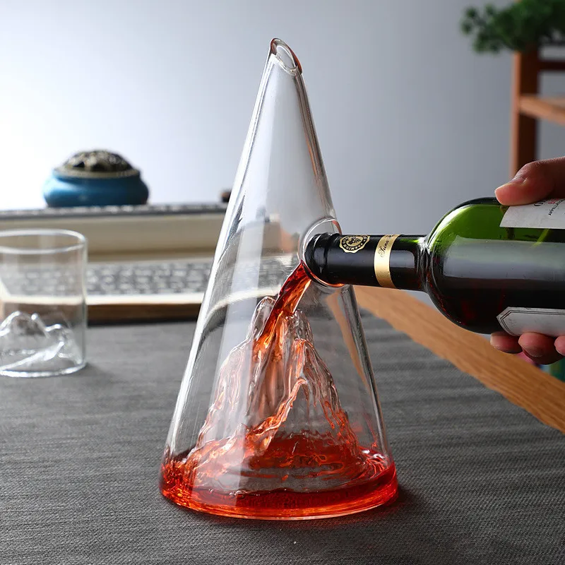 LMM Creative Iceberg Waterfall Guanshan Decanter High borosilicate glass wine dispenser