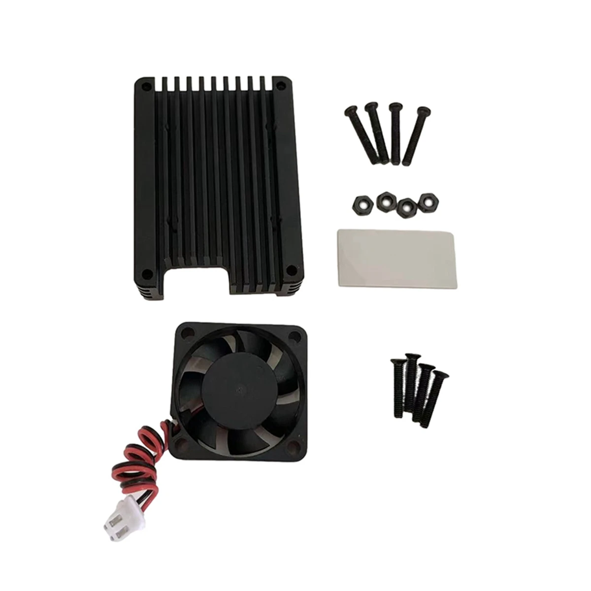 A19E-Per Raspberry Pi CM4 Modulo 4 C235 CM4 Guscio radiatore per Raspberry Pi Kit alloggiamento radiatore con ventola