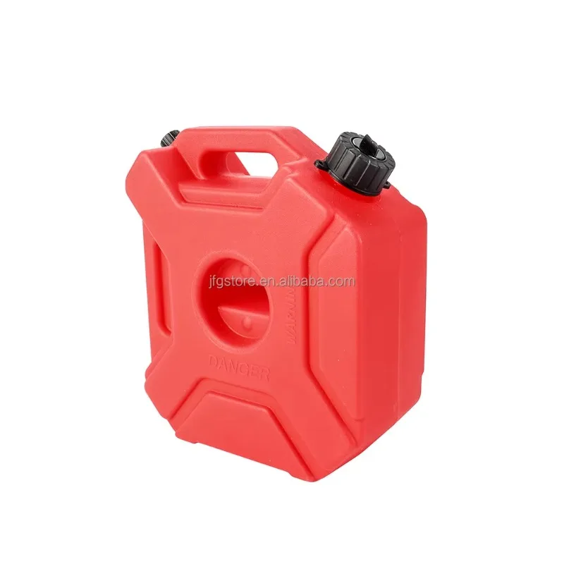 Portable 5L Red Lockable Fuel Tank Car Motorcycle Marine Emergency Storage Container