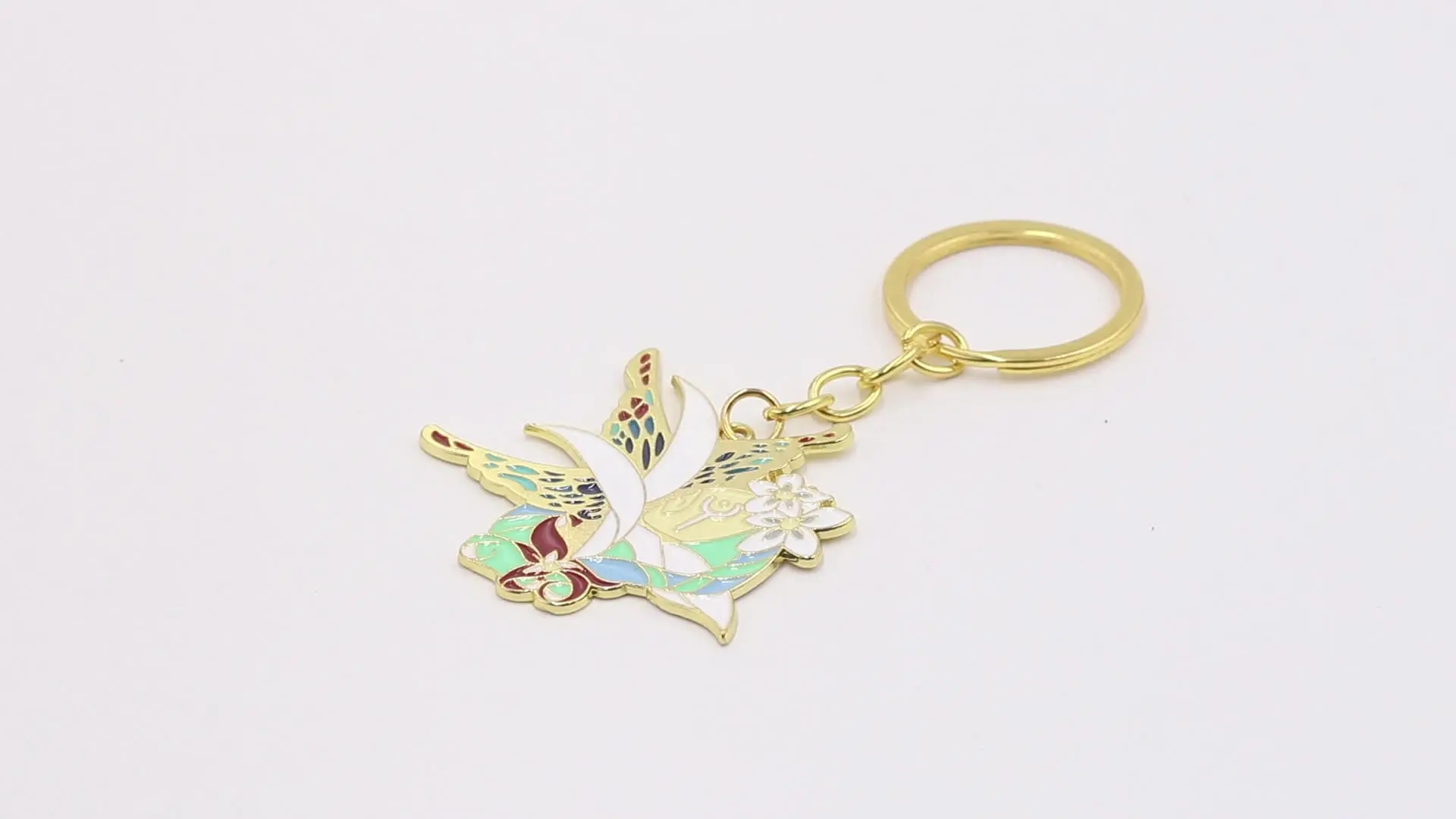 Anime Final Fantasy XIV FF14 Keychain Estinien Wyrmblood Pendant
