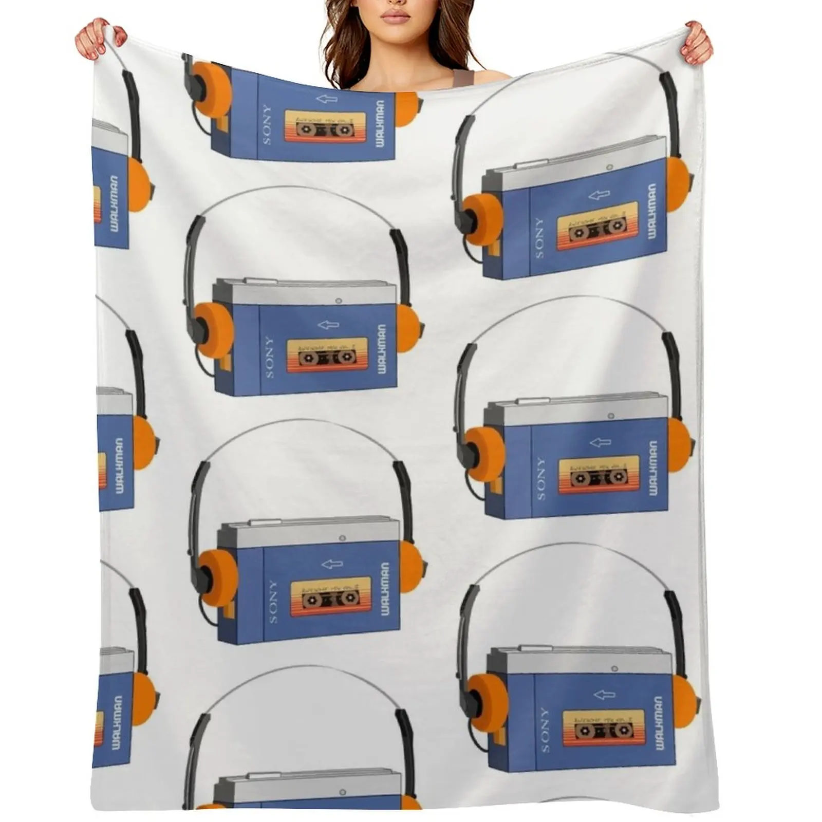 

GOTG Walkman Throw Blanket Thermal Vintage Blankets For Baby Giant Sofa Blankets