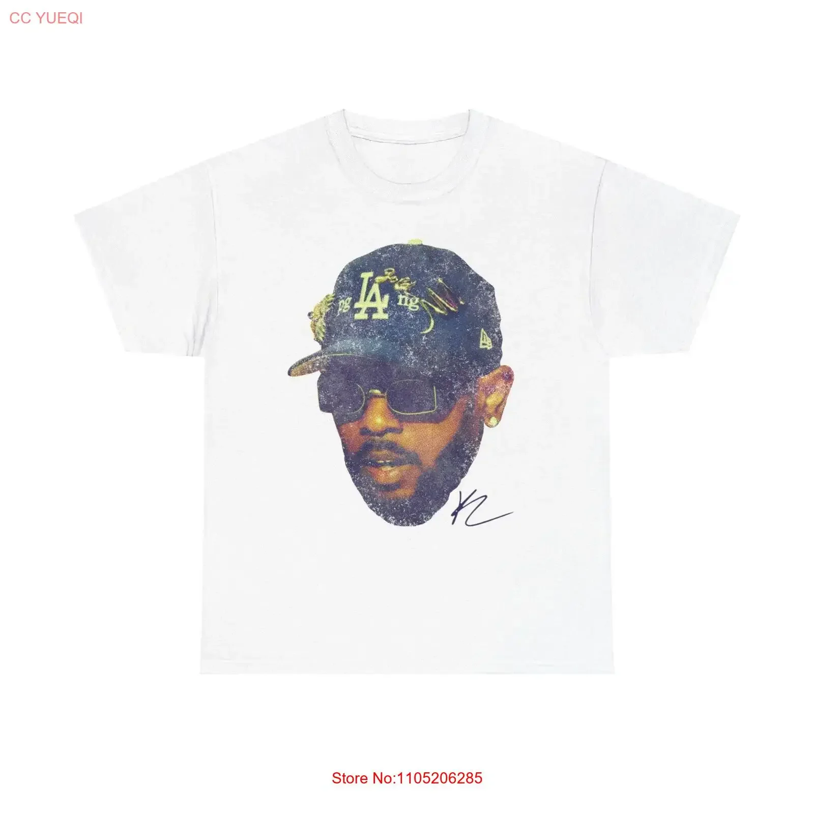 Kendrick Lamar grunge style shirt design Heavy Cotton T vintage Washed Versatile streetwear Breathable Soft Unisex graphic