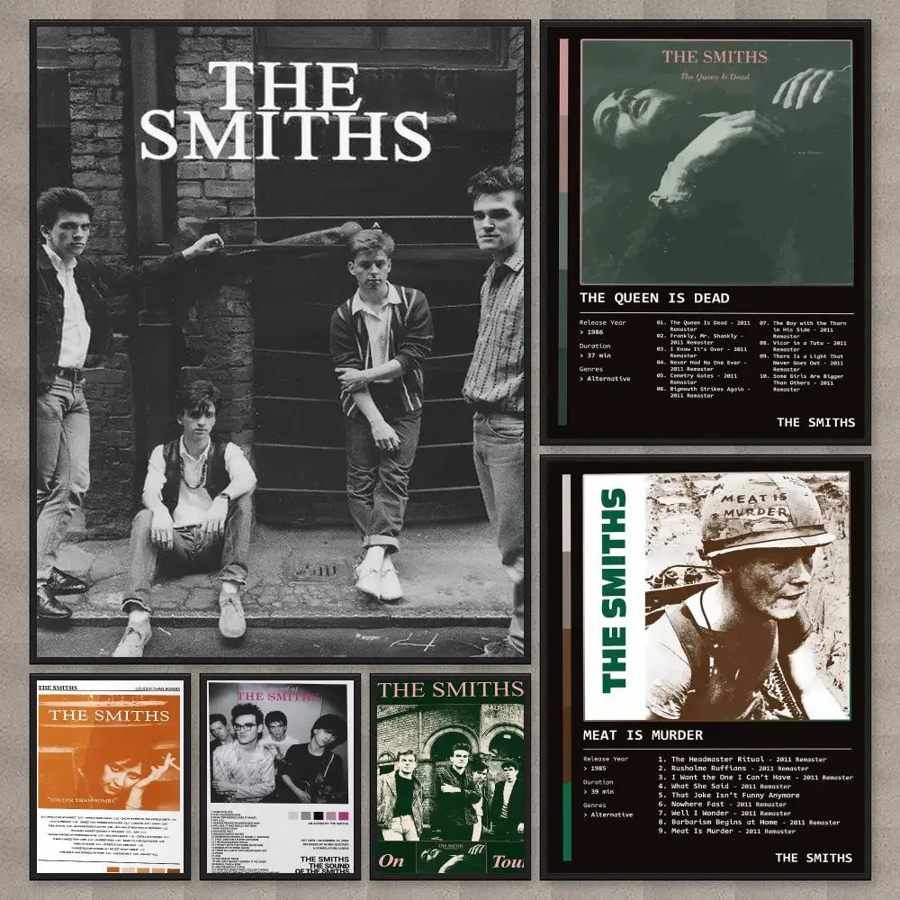 Band T-The smiths Poster Modern  Wall Art Aesthetic Minimalist Bedroom Decor Cafe Home Gift PP