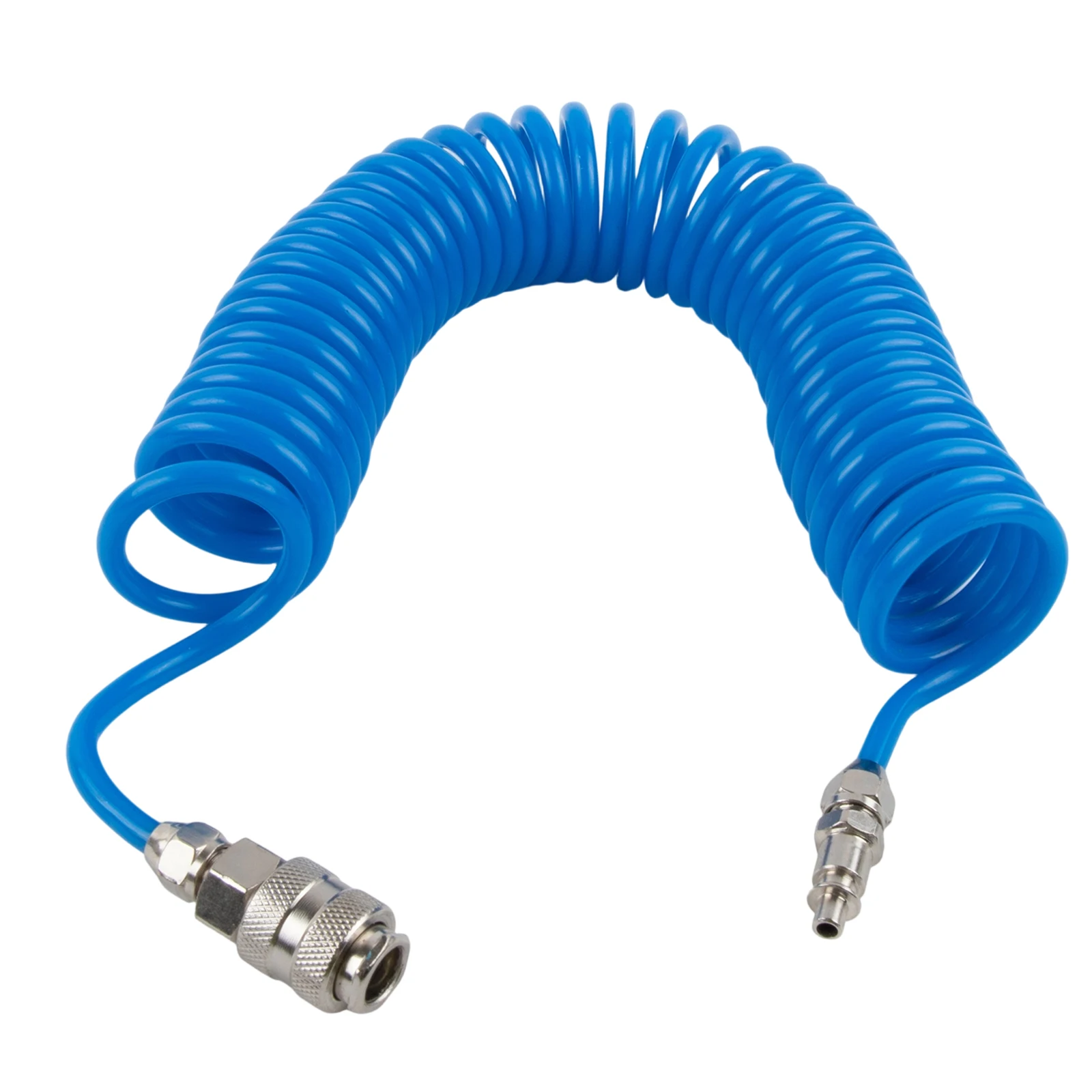 Air Duster Tool Featuring 5M Coiled PU Hose and Solid Metal Nozzle for Reliable Operation in Workshop and Maintenance Roles