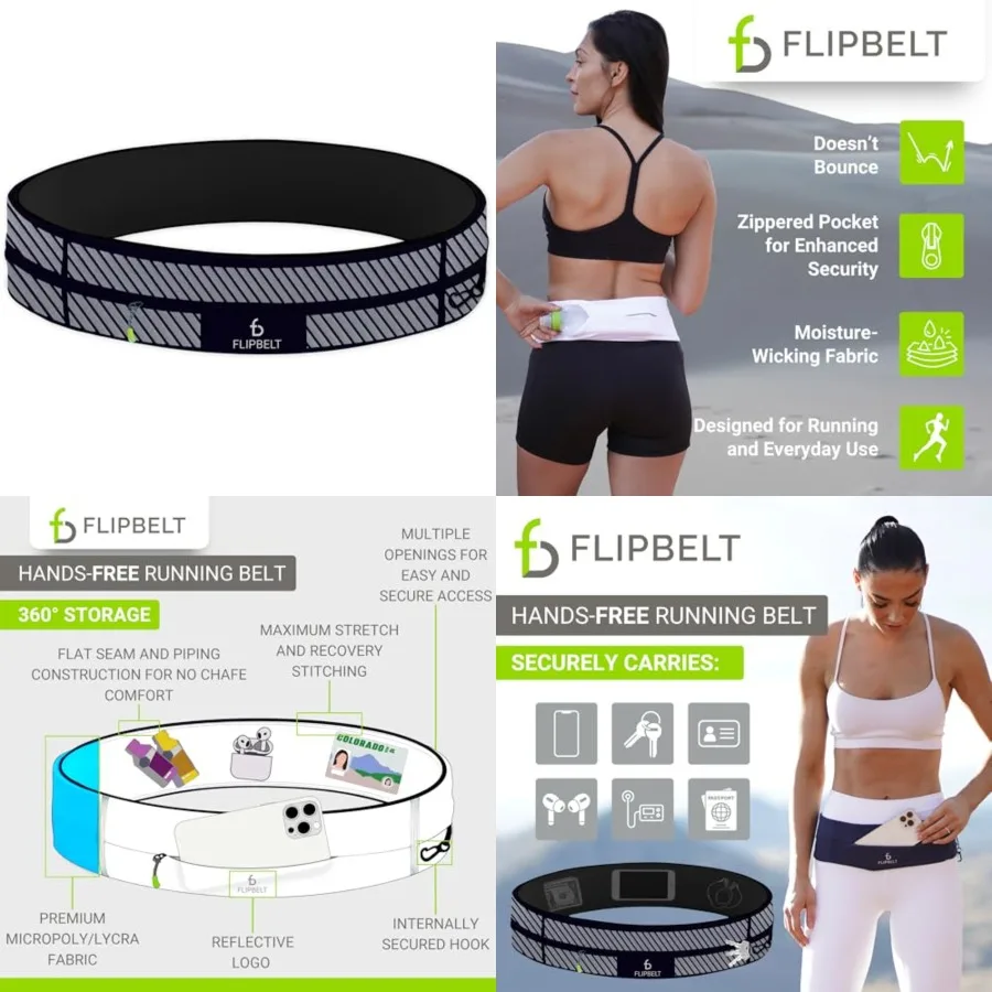 

Zipper Running Bet, Waist Pack for Fitness and Running, US Company