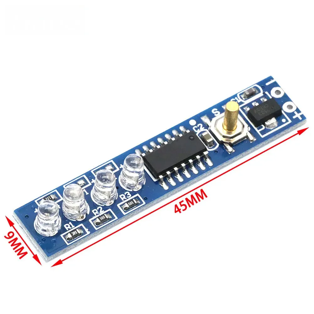 1S/2S/3S/4S Lithium Battery Capacity Indicator LED Display Board Power Level Indicator For 18650 Lithium Battery DIY