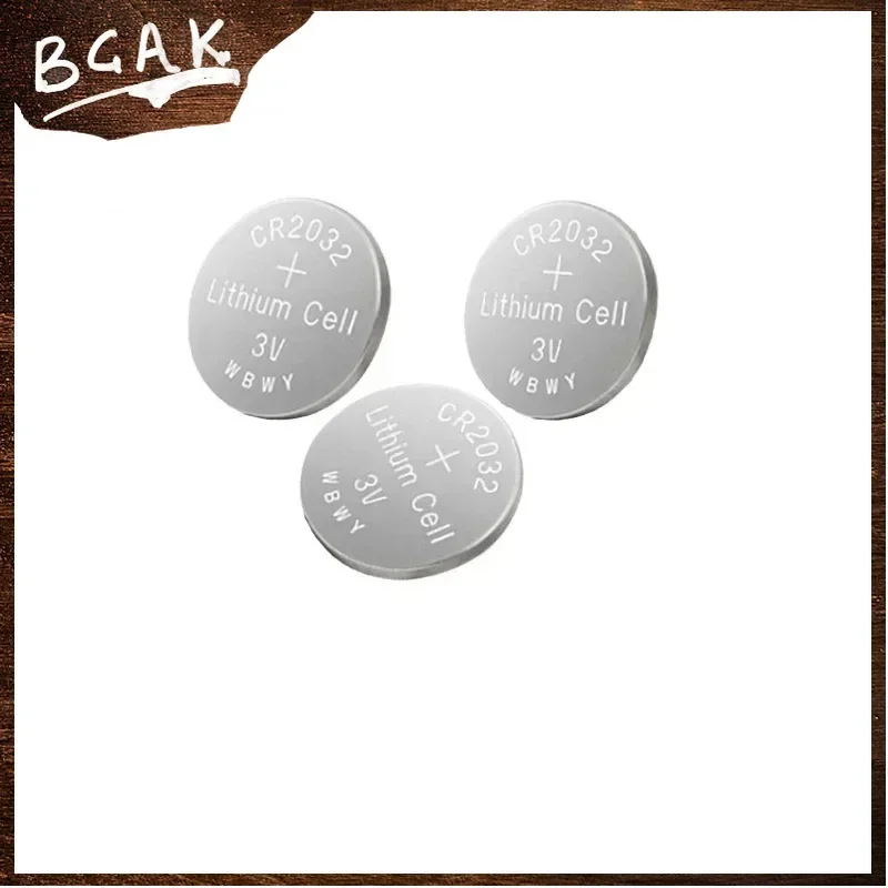 Universal BCAK  New Disposable Button Battery CR2032 BR2032 DL2032 ECR2032 3V CR 2032 Electronic Watch Button Lithium Ion Batter