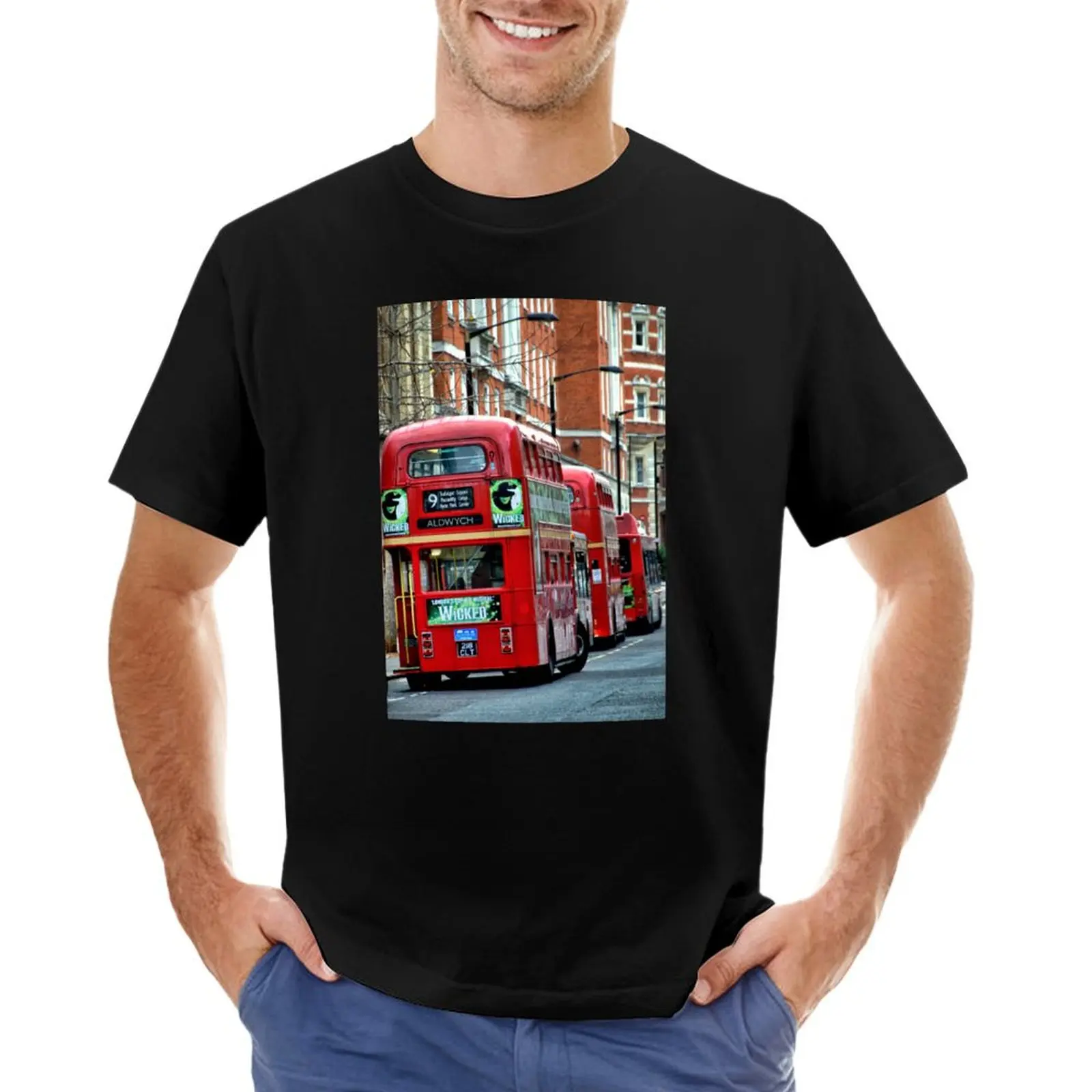 

DOUBLE DECKERS T-shirt quick-drying Short sleeve tee customizeds men clothes