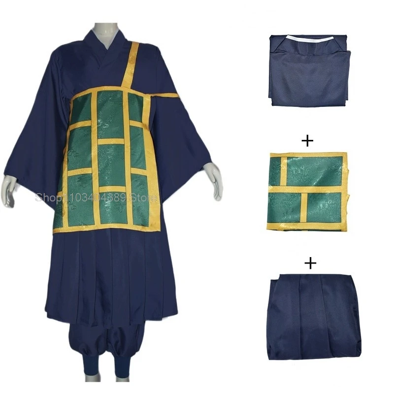 Geto Suguru Cosplay Costume Black Blue kimono School Uniform Anime Clothe Halloween Costumes For Women Man