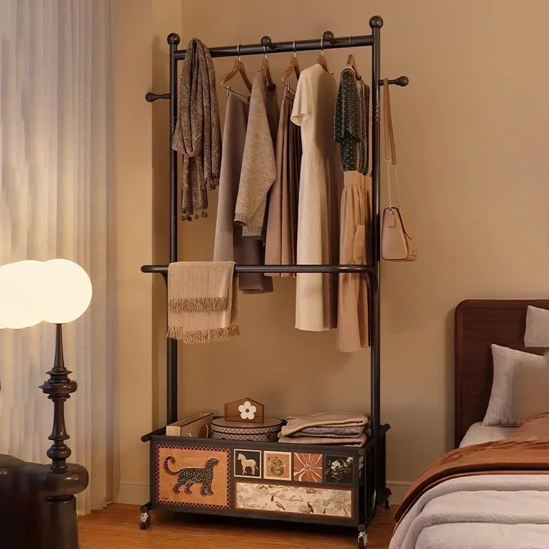 

Refined Hanger Pole Standing Coat Rack Multi Purpose Clothes Hanging Rack Design Furniture Perchero Ropa De Pie Luxury Furniture