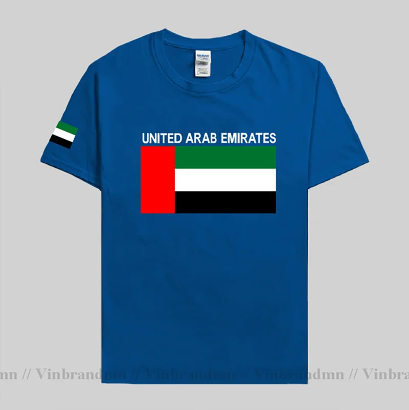 United Arab Emirates men t shirt 2022 jerseys nation team tshirt 100% cotton t-shirt fitness brand clothing tees country ARE UAE