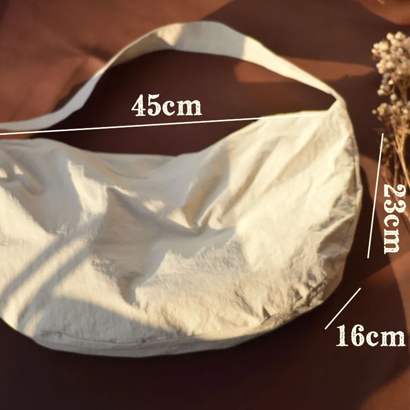 

AETOO Korean version of canvas dumpling bag men's new retro large capacity casual Tote bag fashion shoulder bag