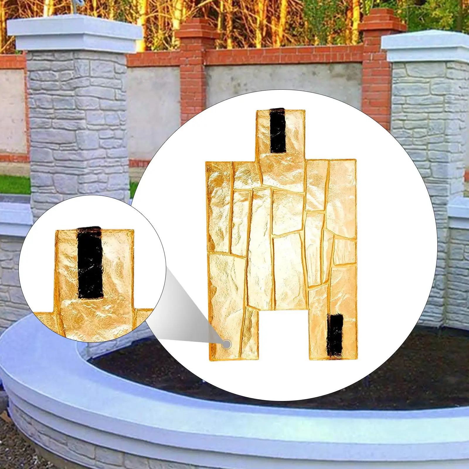 

Concrete Stamp Mat Stone Forms Vivid Stone Texture for Path Tiles Driveway