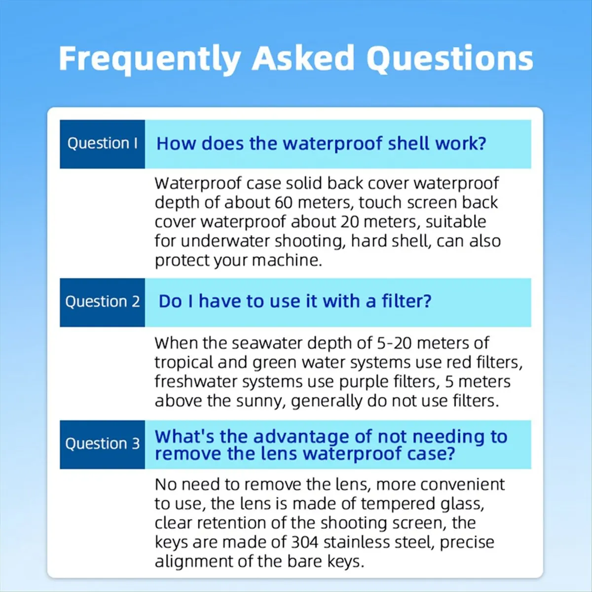 

Водонепроницаемый чехол для спортивной камеры GoPro Hero 12 11 10 9, 60 м, для подводного плавания, аксессуары для экшн-камер, B