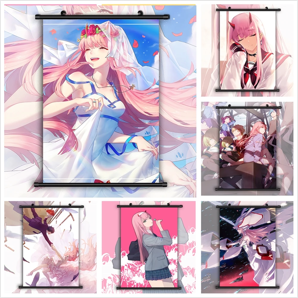 5D Diamond Painting Darling In The FranXX Zero Two Anime Diamond Embroidery Cross Stitch Kit Home Decor Diamond Mosaic Crafts