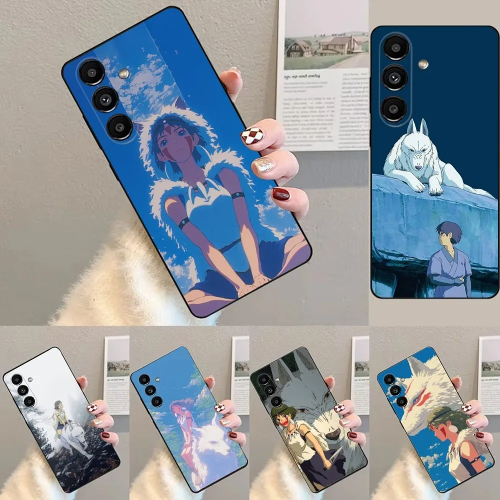 M-Mononoke H-Himes  Phone Case For Samsung S24,23,22,30,21,10,9,Ultra,Plus,Lite,FE,Soft Silicone Black Cover