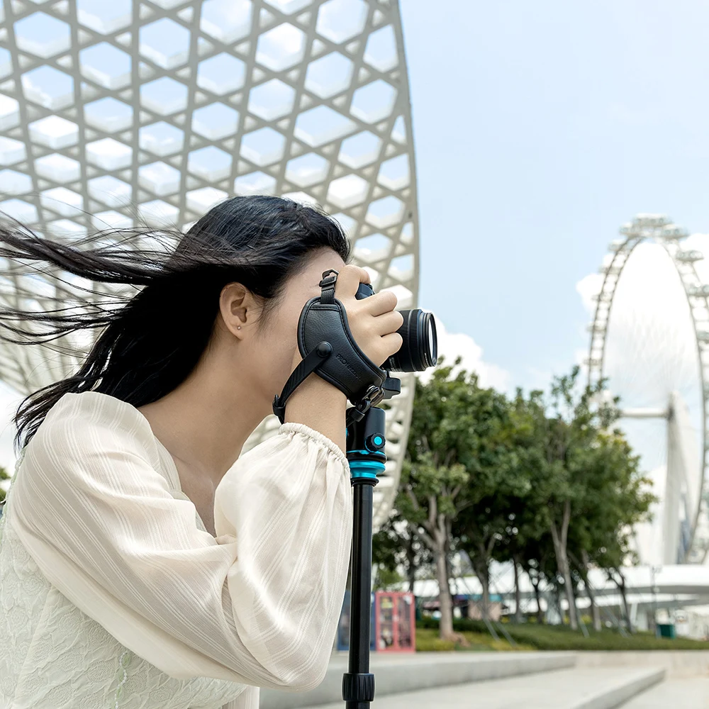 PROfezzion Quick Release สายหนังสายรัดข้อมือ1/4 "-20ด้าย Arca Swiss สำหรับ DSLR กล้อง Mirrorless