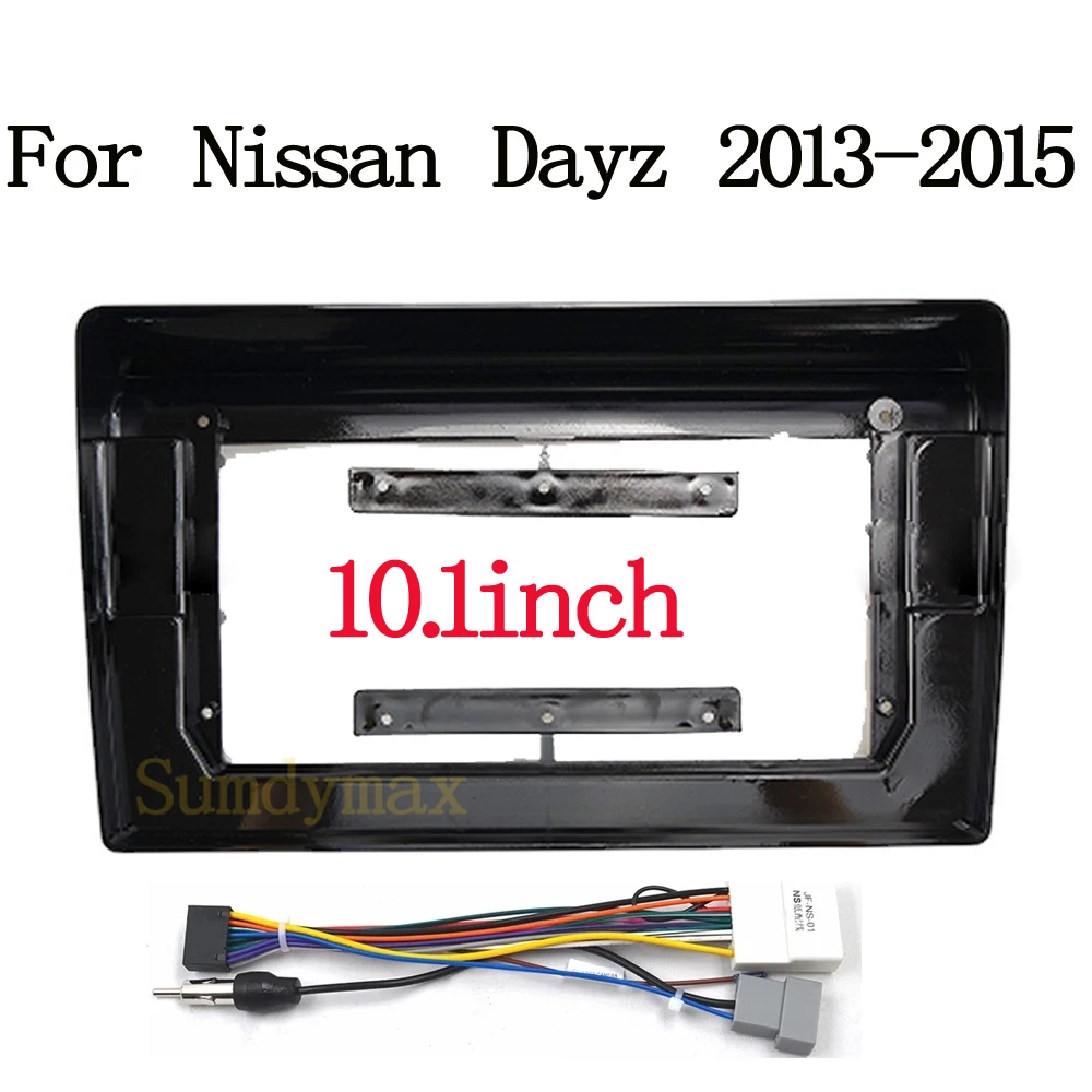 

10.1 Inch Car Radio Fascia For Nissan Dayz 2013-2015 Video Panel Player Audio Dash 2 Din Frame Dashboard Mount Kit cable wire