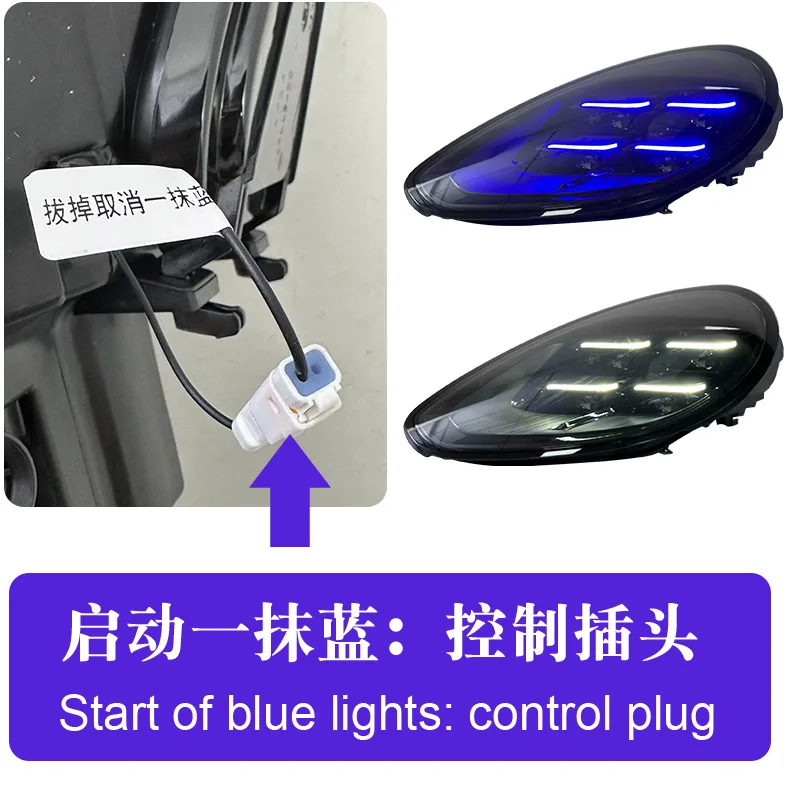 -For Upgraded LED Headlight Assembly 2025 Matrix Style Facelift for 970.2 971.1*