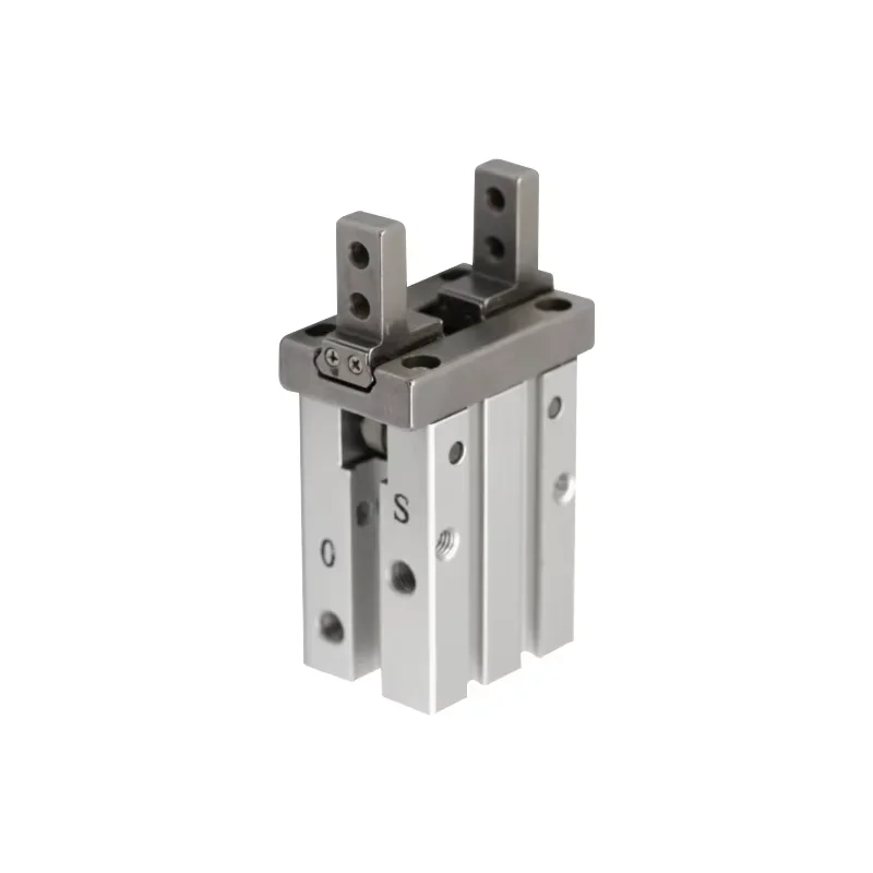LADUNG MHZ2-10D MHZ2-16D 20D 25D 32D 40D S Pneumatic Cylinder 2 Finger Air Gripper Aluminium Clamps Finger Cylinders