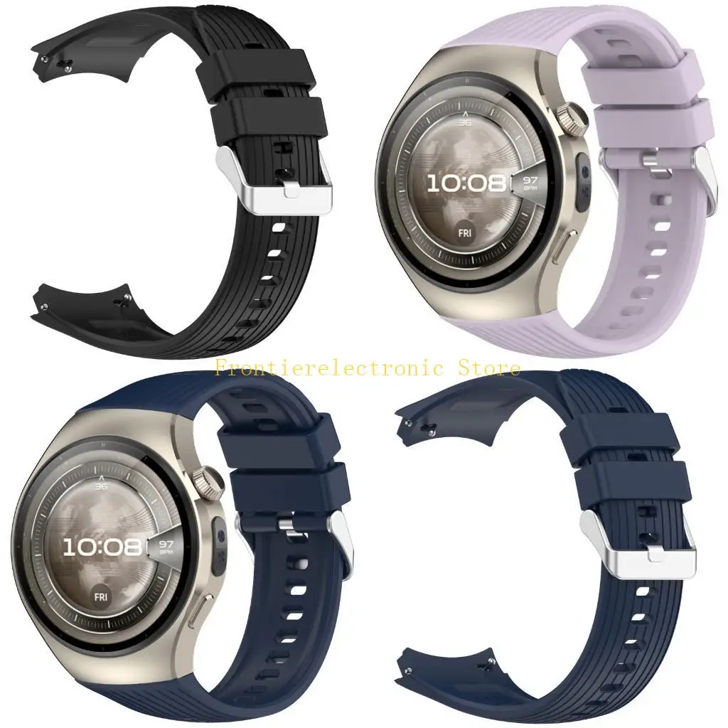 

G8DB Fluororubber Watch Accessory 42mm 46mm Measurements Nonslip Sport Business Use
