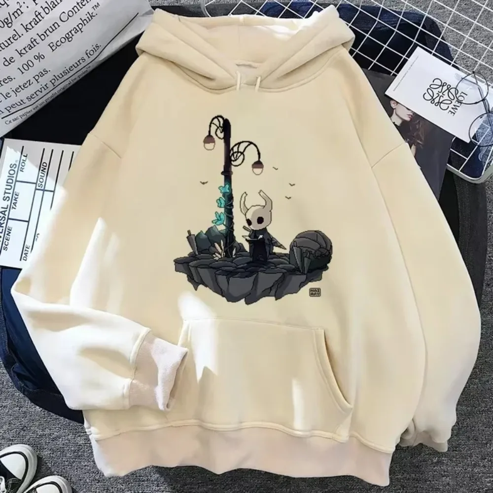 Hollow Knight Hoodies Herren Korea Ulzzang Grunge Y2k Ästhetik Damenmode Lässiger HipHop Sweatshirt Harajuku Unisex Hoodies – Detail 12