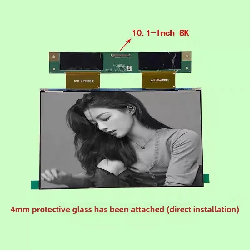 The 10.1-inch 8K LCD black and white exposure screen is suitable for Elegoo Saturn2 3D printer accessories